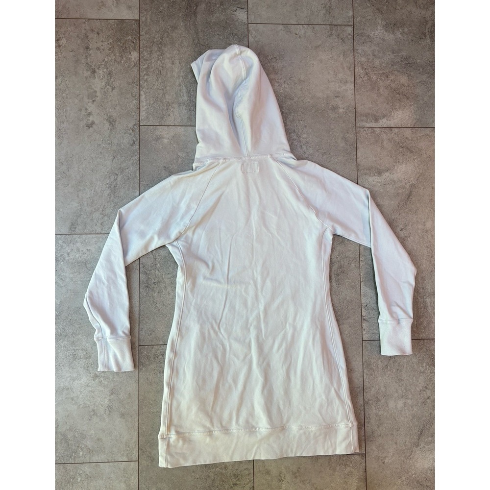 American Giant Hoodie Dress Women's M White Pullover Athleisure Cozy Layering - Picture 2 of 6